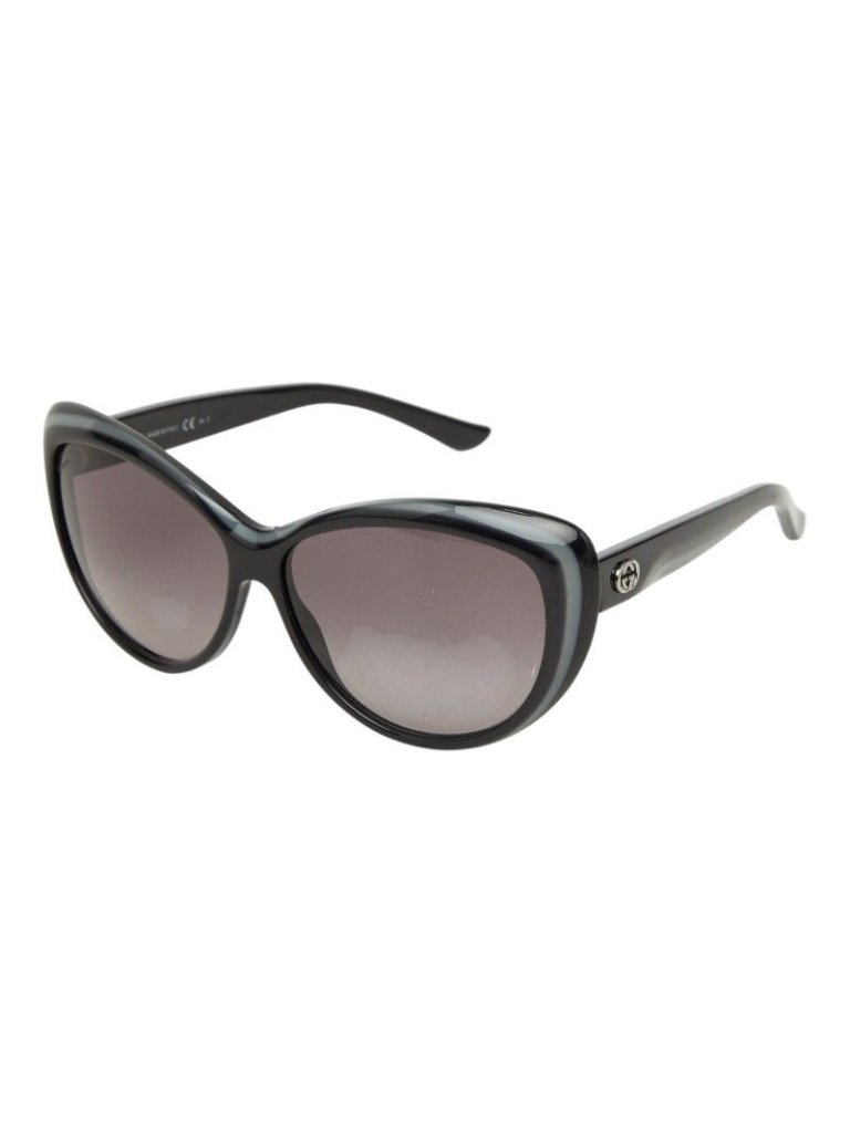 Gucci Sunglasses S Black Gray Acetate Eyewear
